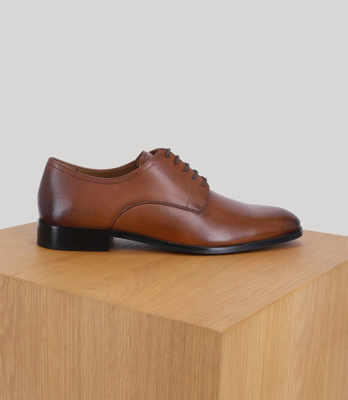 Derby en Cuir marron - IZAC
