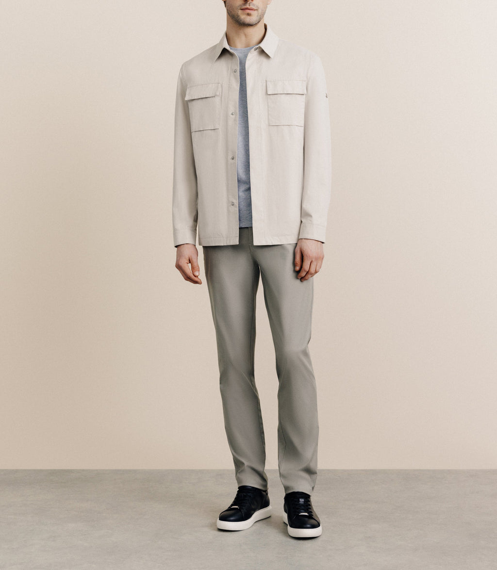 Veste casual 100% coton beige - IZAC