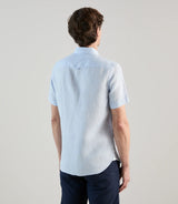 Chemise casual 100% lin ciel - IZAC