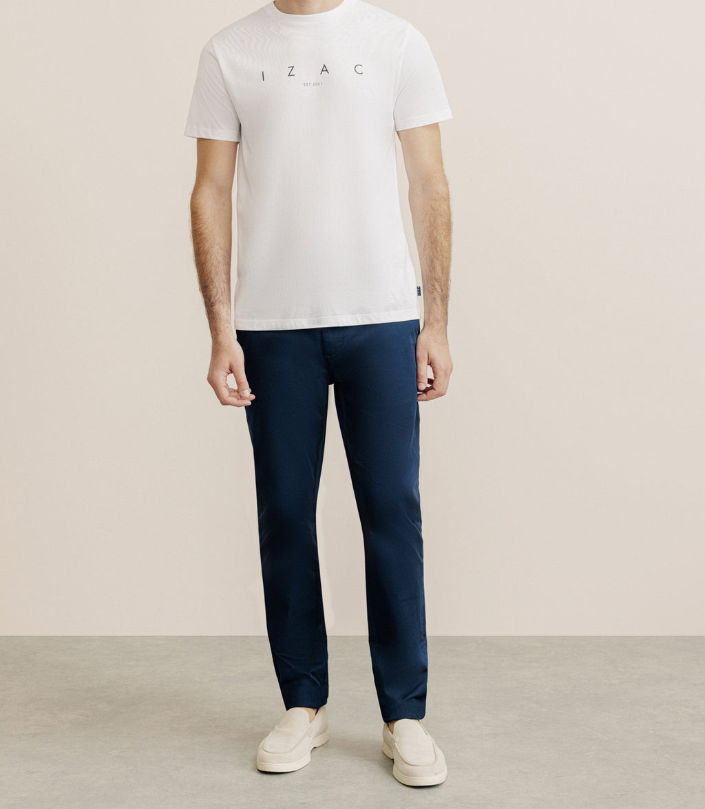 T-shirt imprimé blanc - IZAC
