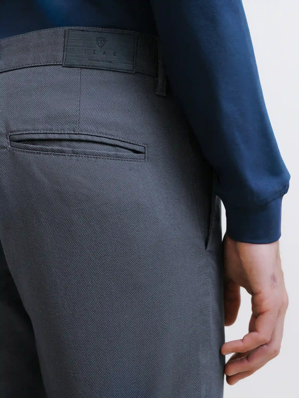 Pantalon armuré slim gris - IZAC