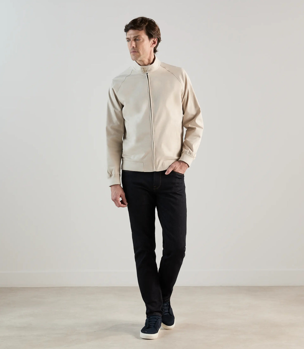Blouson à manches raglan beige - IZAC