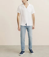 Chemise gaze de coton blanche - IZAC