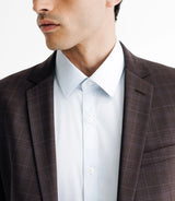 Costume 2 boutons pins fantaisie bordeaux - IZAC