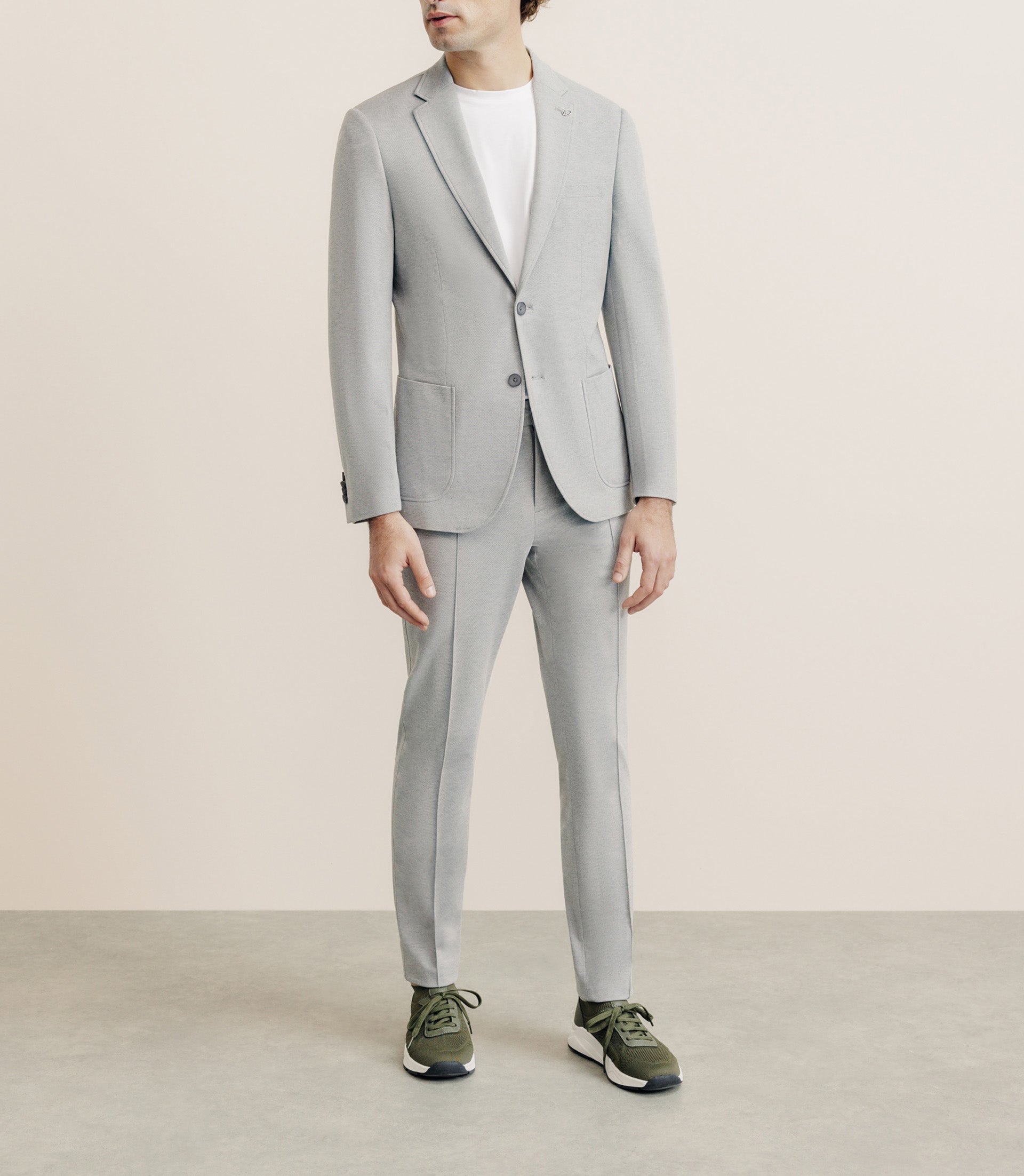 Veste en maille grise - IZAC