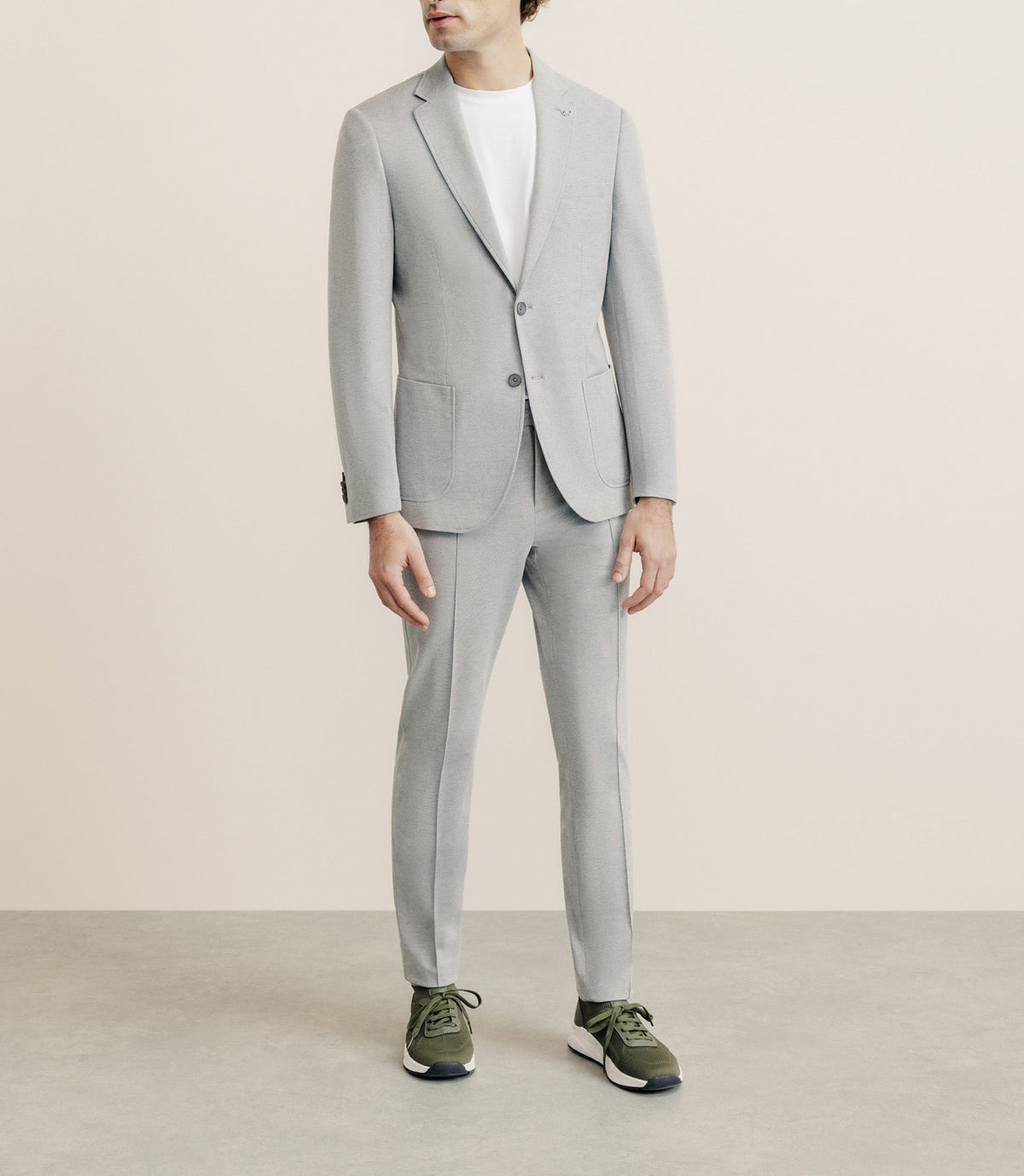 Veste en maille grise - IZAC