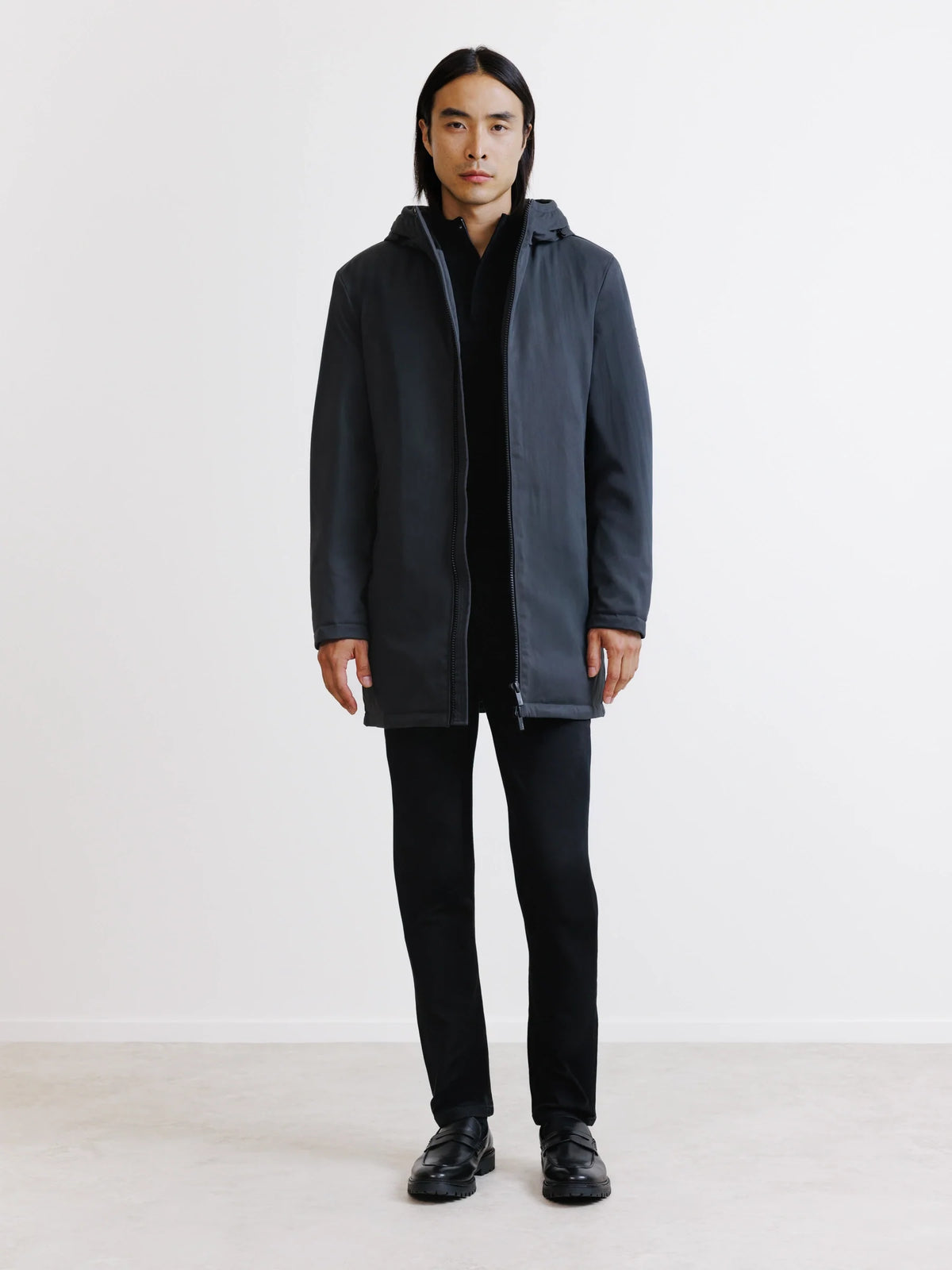 Parka à capuche anthracite - IZAC