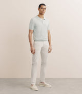 Polo col ouvert vert - IZAC