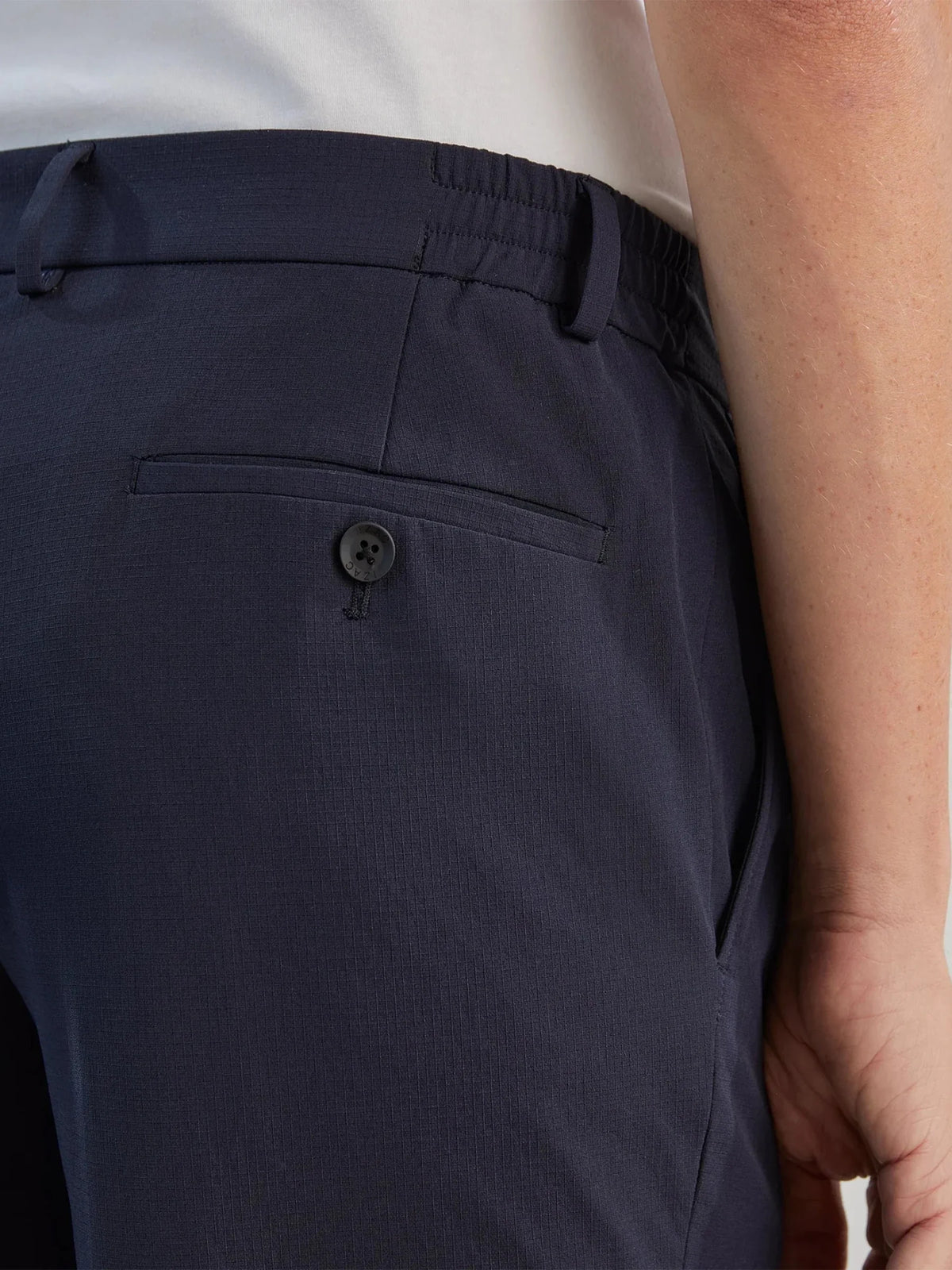 Pantalon ville en tissu technique marine - IZAC
