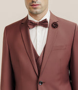 Costume 3 pièces terracotta - IZAC