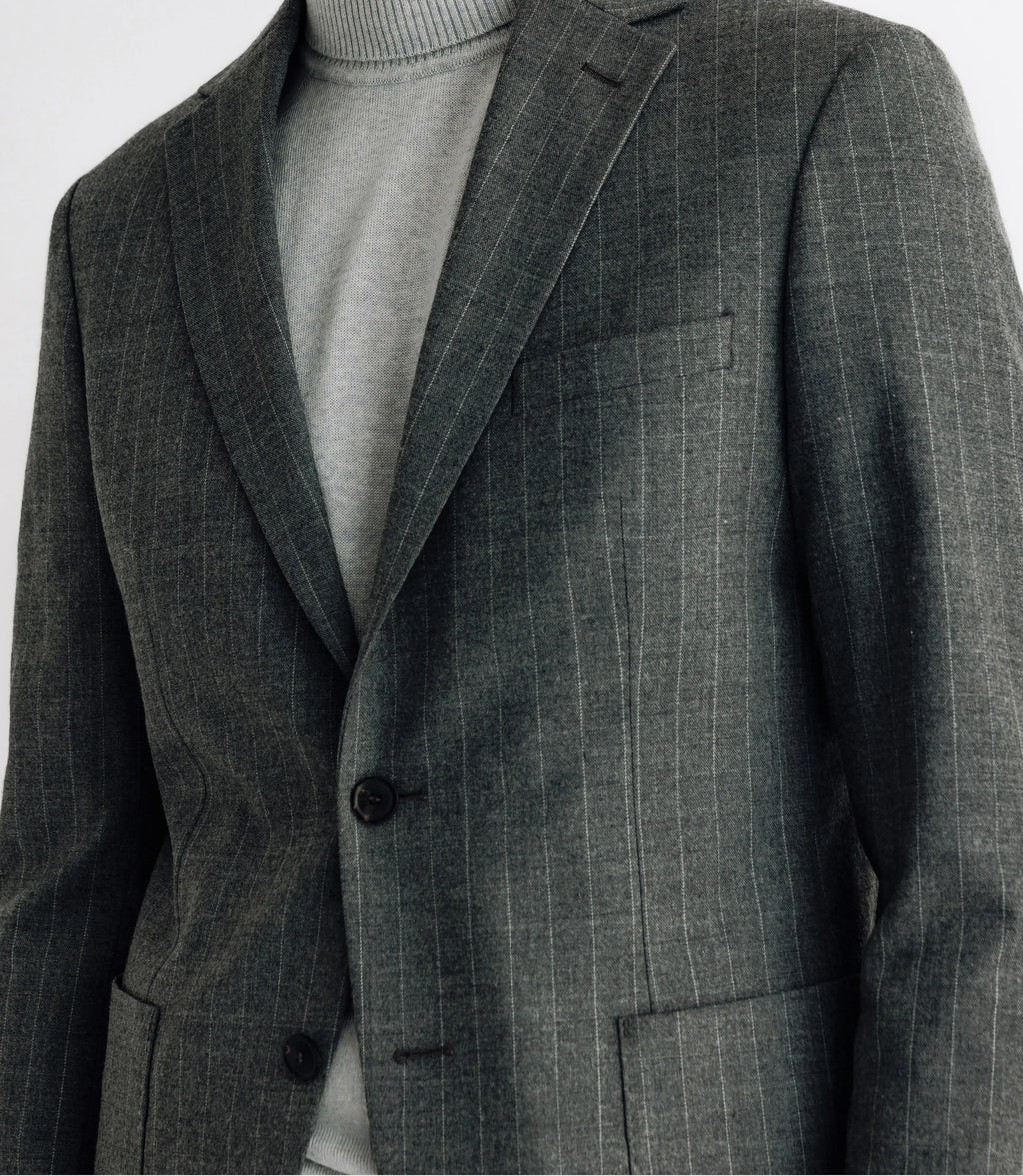 Costume à rayures tennis gris - IZAC
