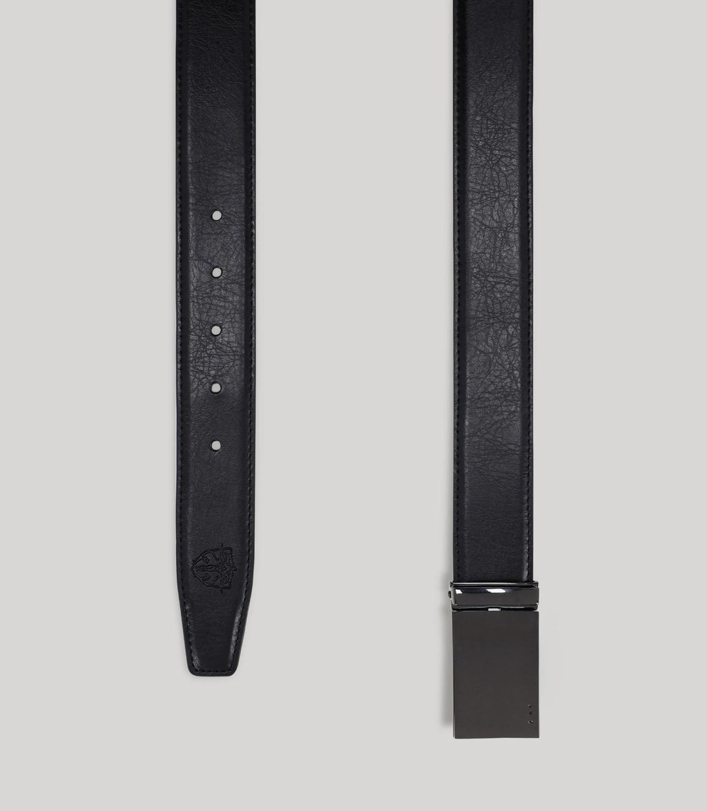 Ceinture réversible noire - IZAC