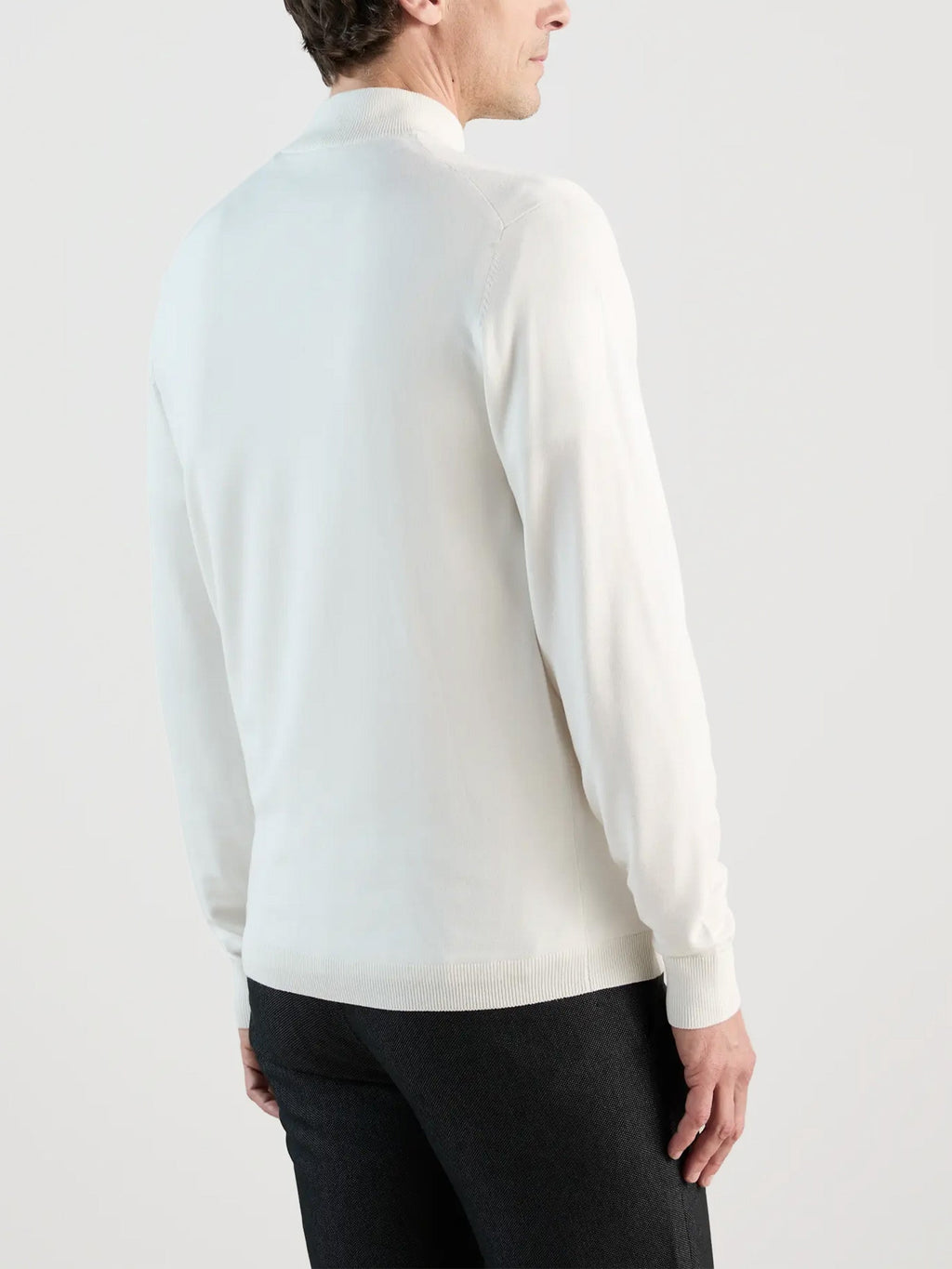 Pull col zip écru - IZAC