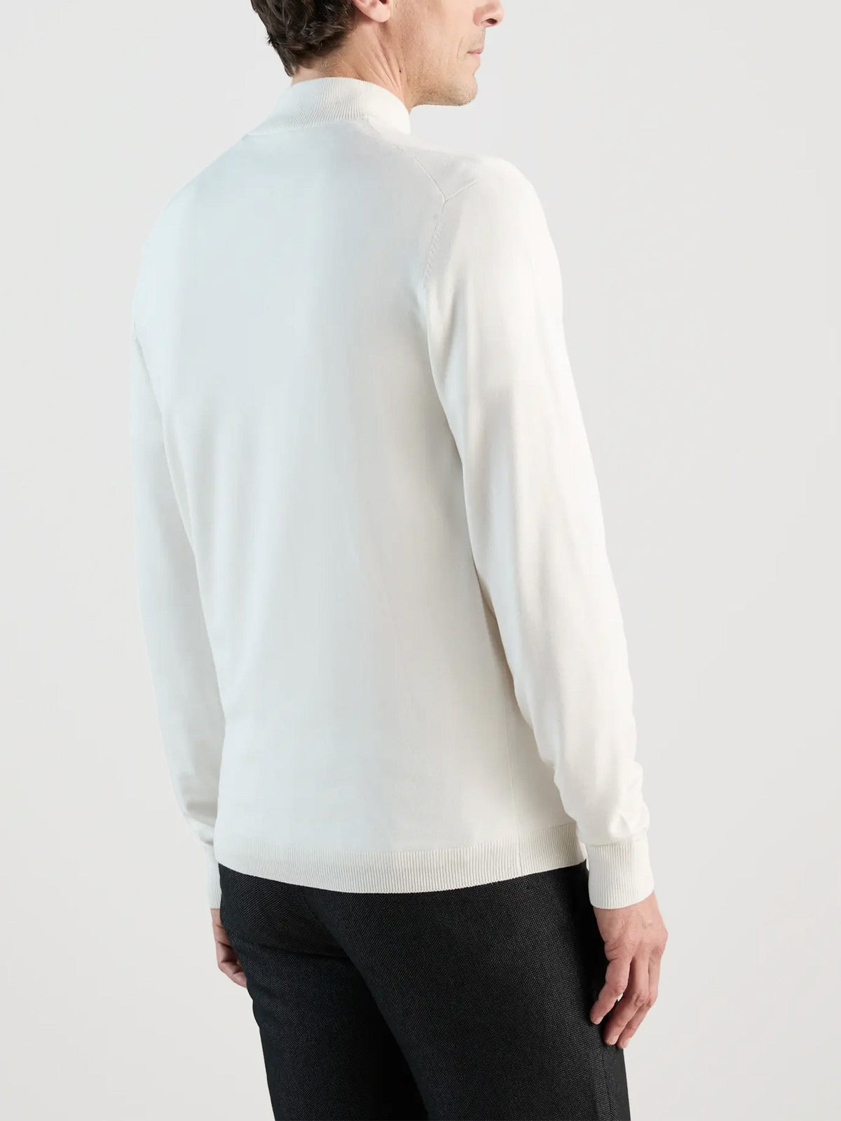Pull col zip écru - IZAC