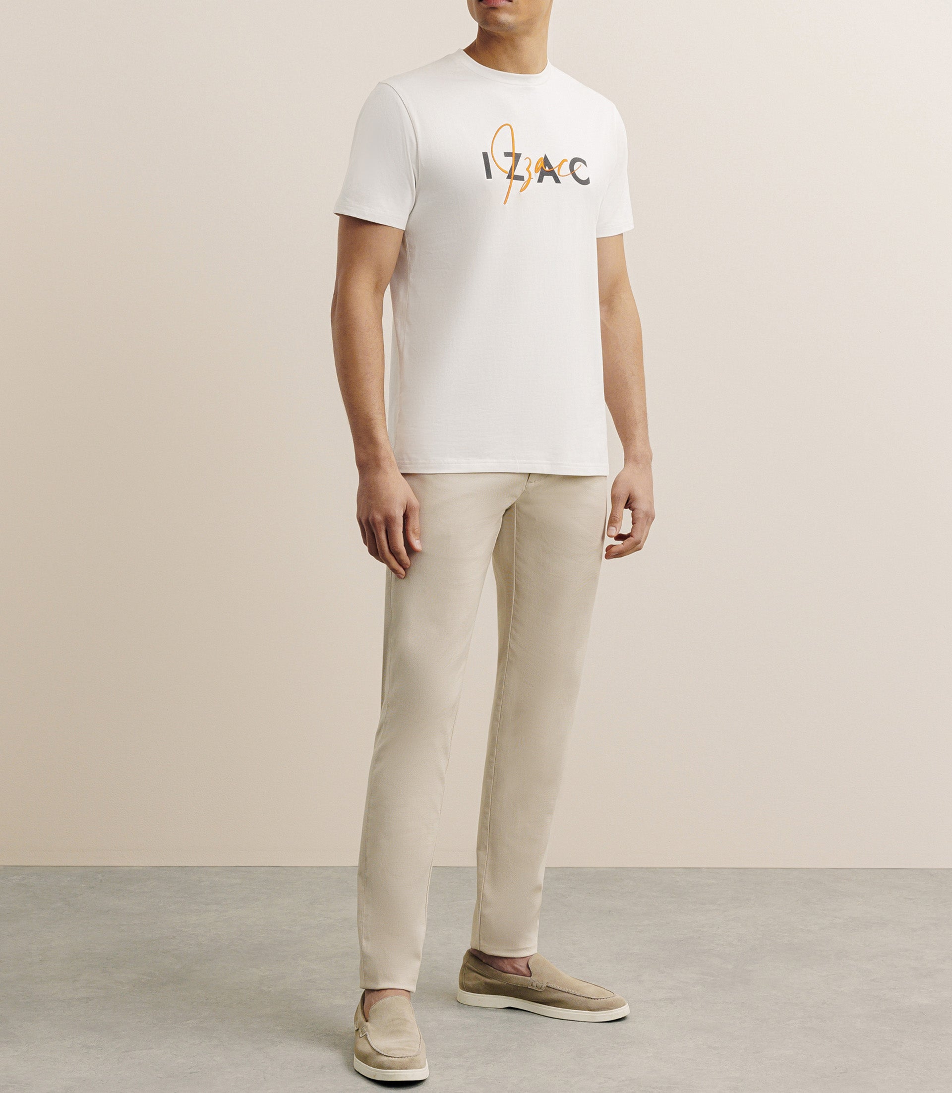T-shirt imprimé écru - IZAC