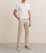 Polo col ouvert écru - IZAC