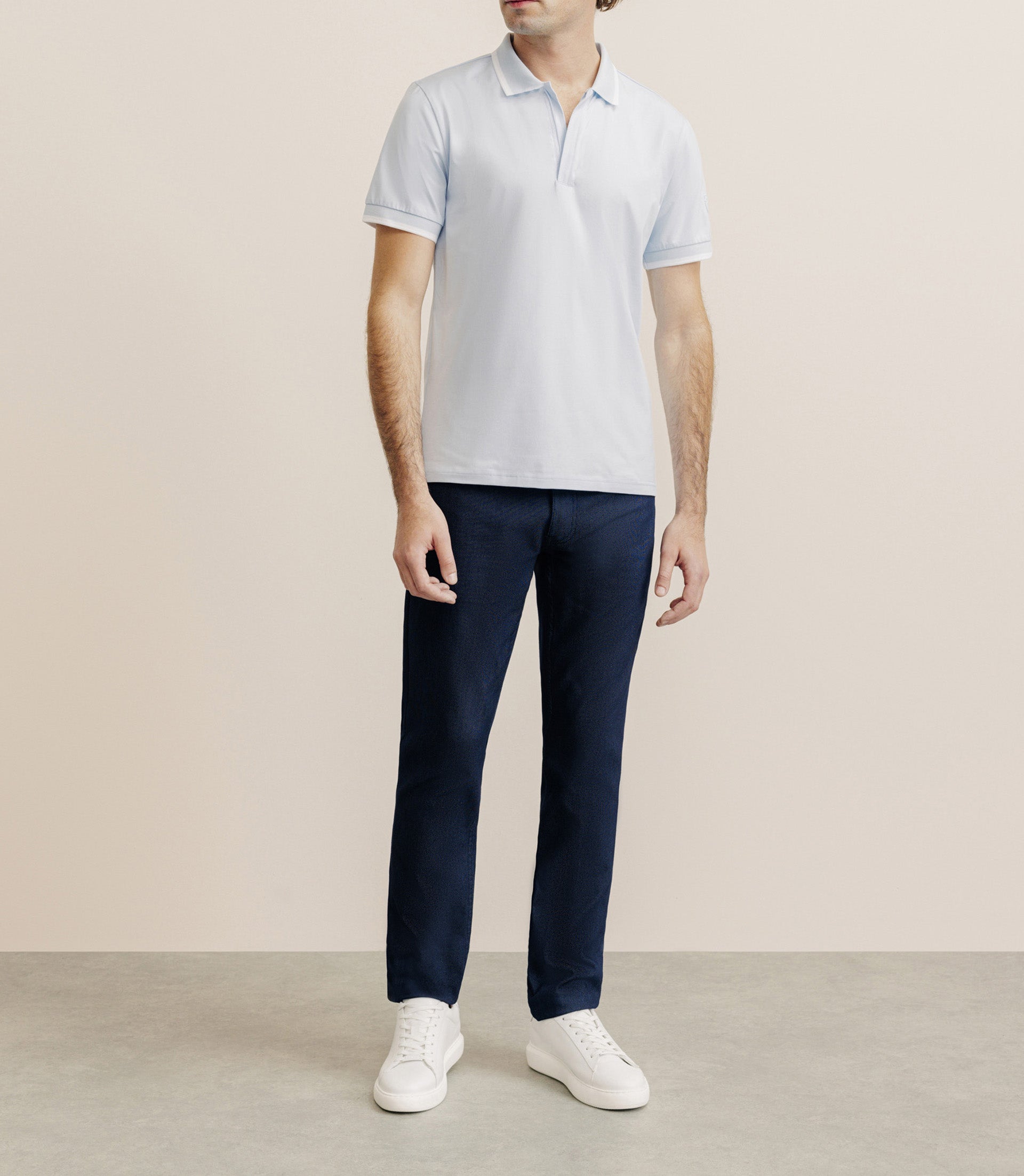 Polo zip ciel - IZAC