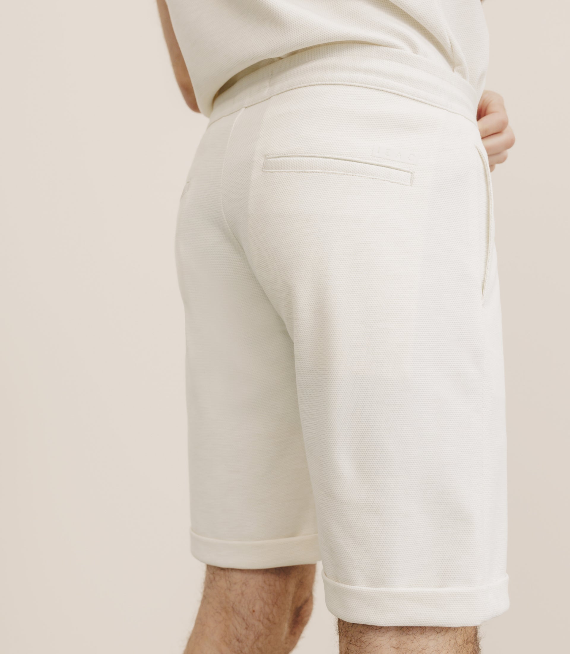 Bermuda avec cordon écru - IZAC