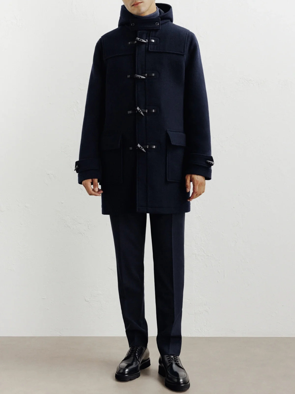 Manteau duffle-coat marine - IZAC