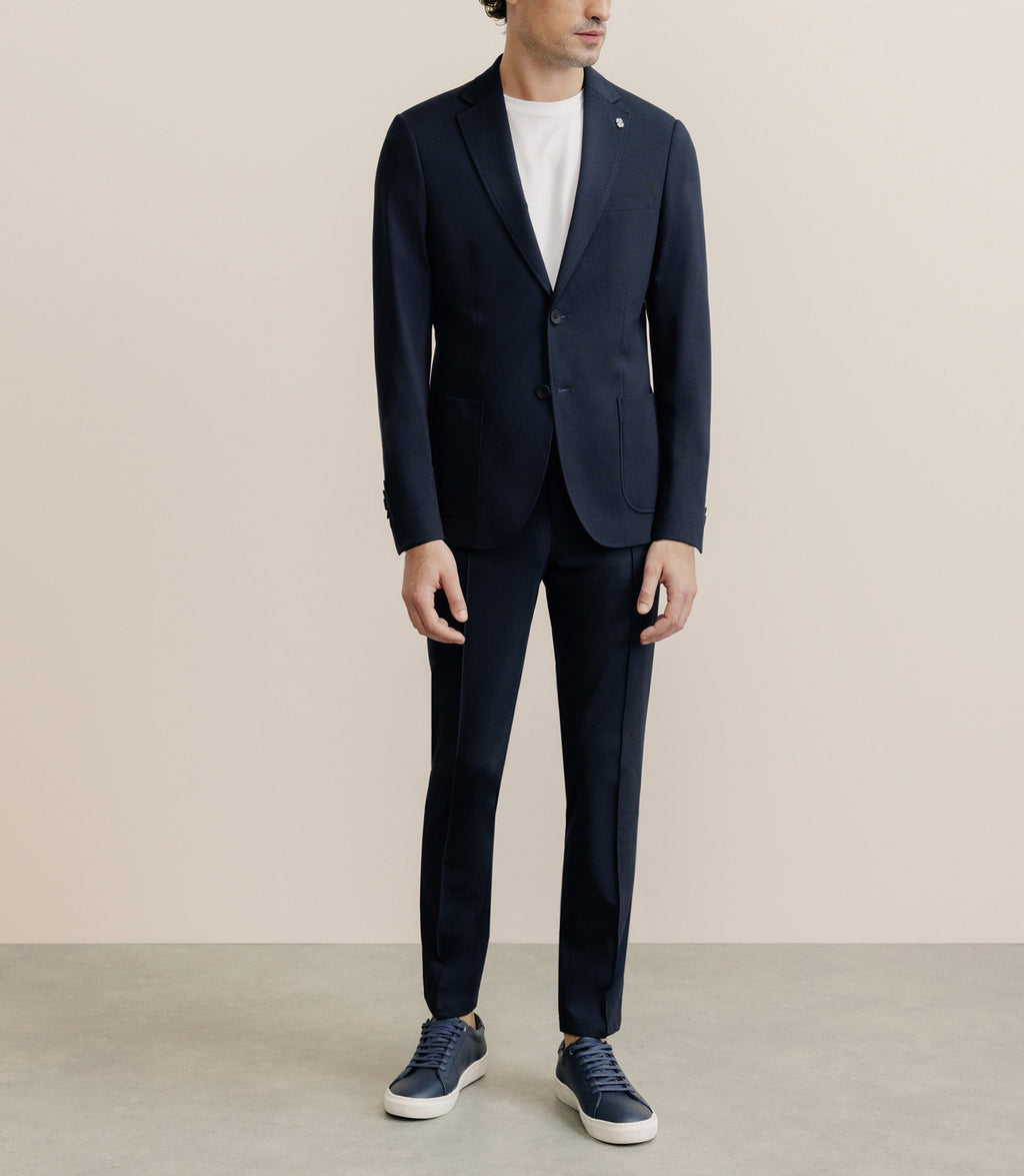 Veste en maille marine - IZAC