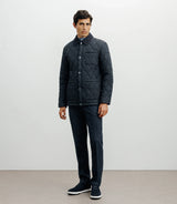 Blouson col chemise marine - IZAC
