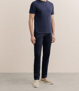 T-shirt col rond marine - IZAC