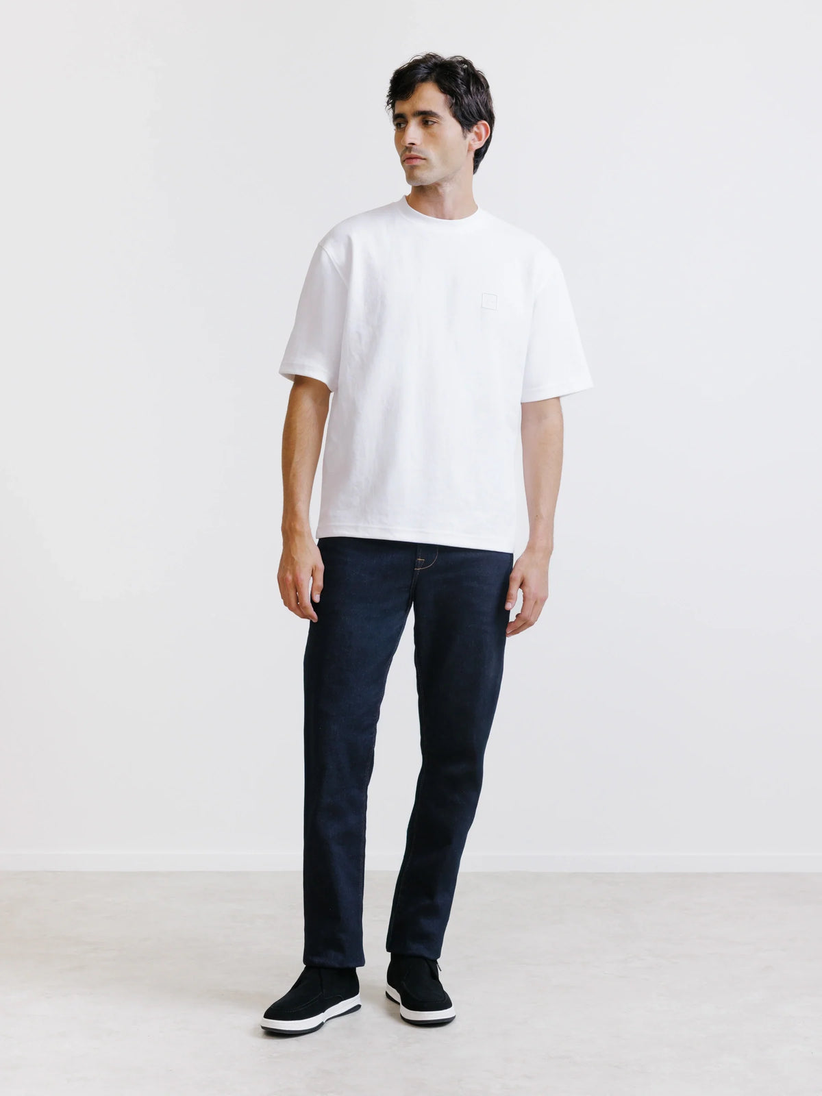T-shirt oversize blanc - IZAC