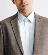 Costume 2 boutons pins fantaisie marron - IZAC