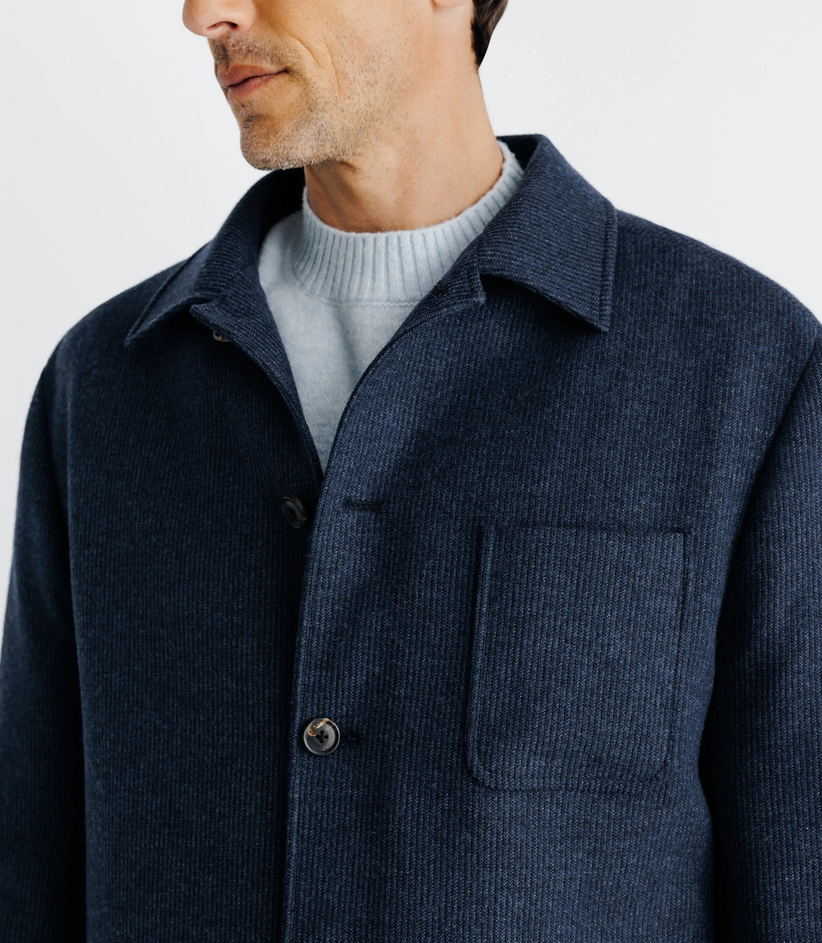 Veste casual bleue - IZAC