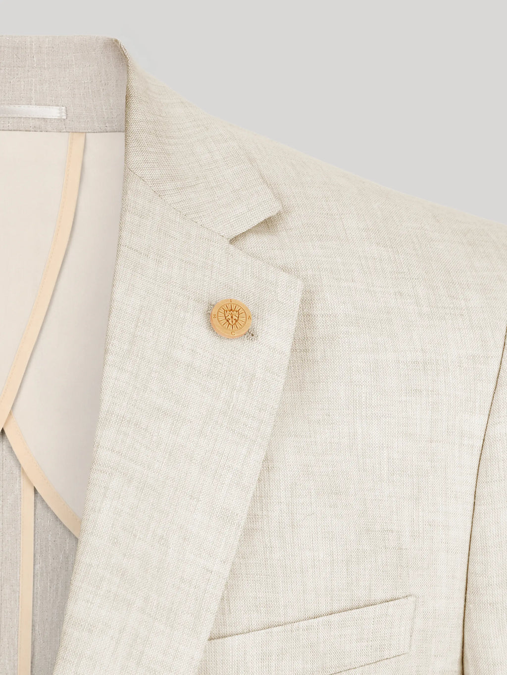 Veste ville séparable 100% lin beige - IZAC