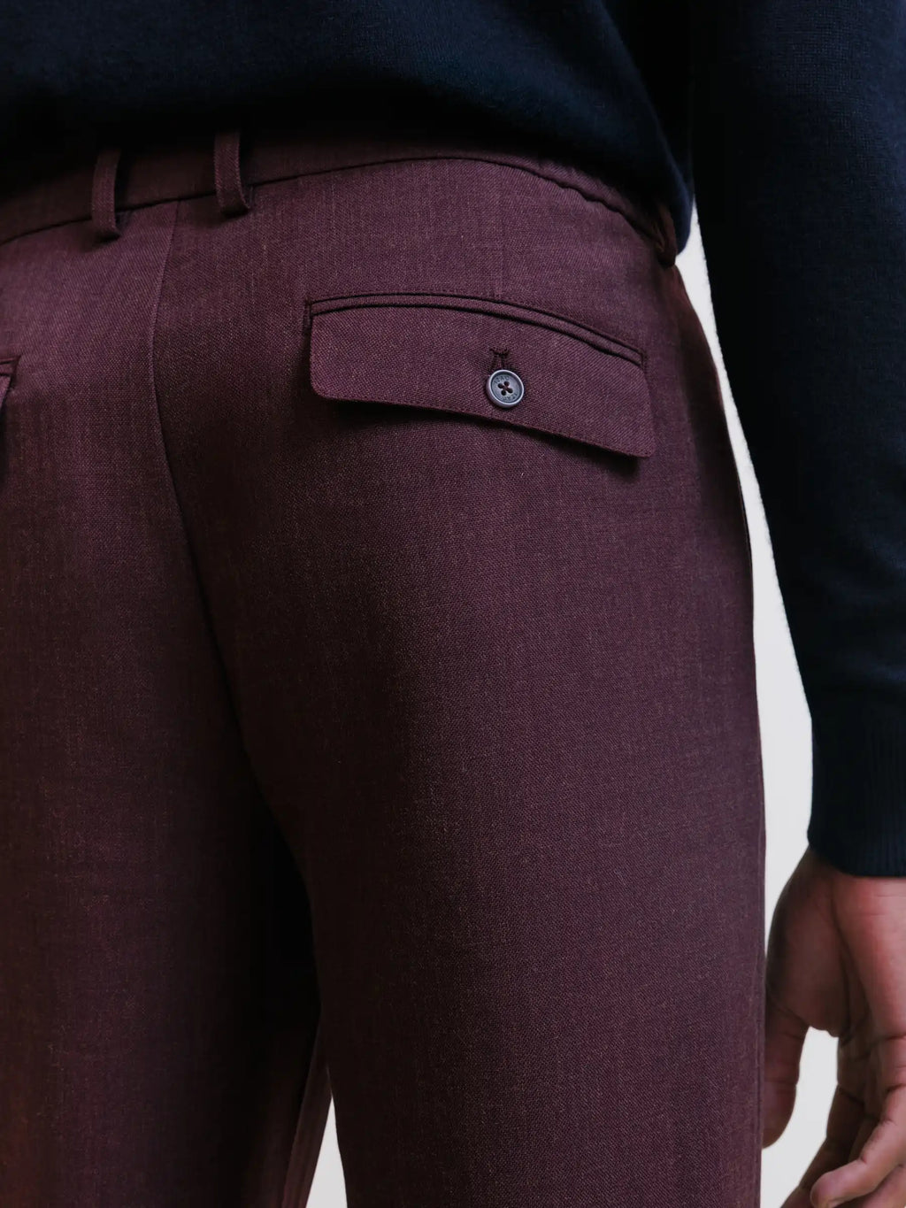 Pantalon armuré bordeaux - IZAC