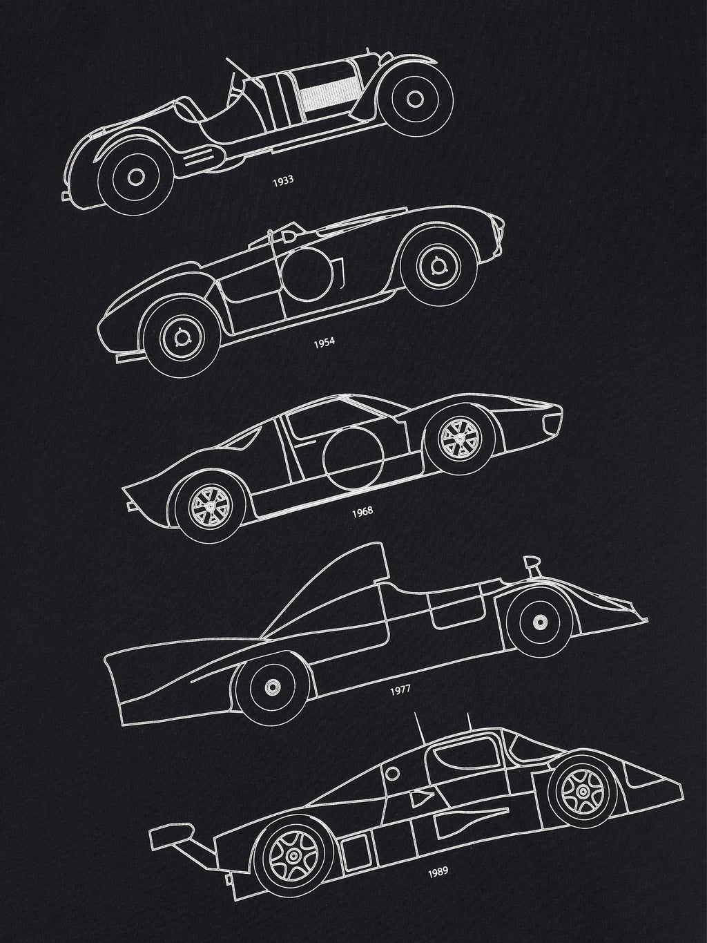 T-shirt col rond marine 24h Le Mans - IZAC