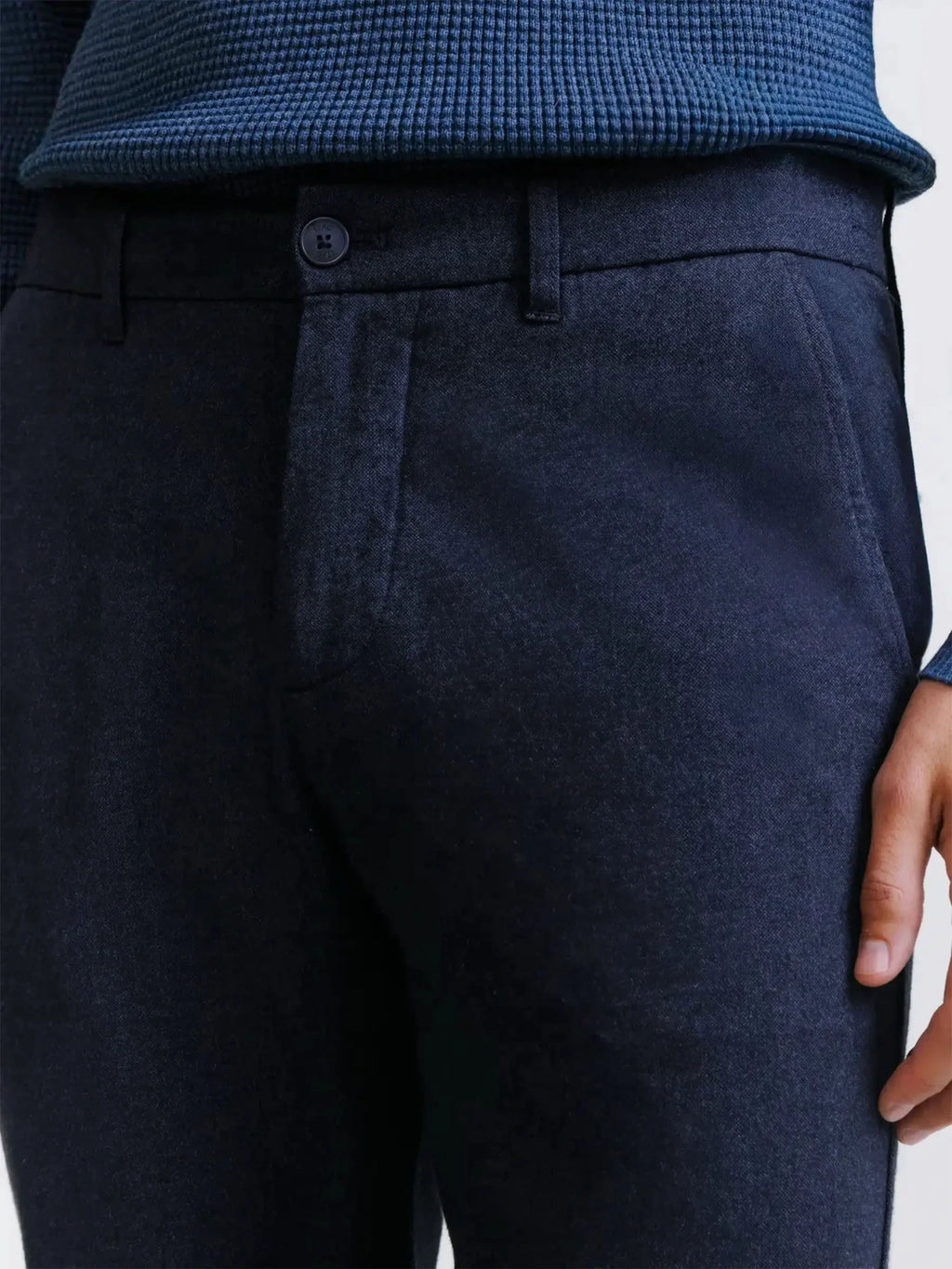 Pantalon flanelle marine - IZAC