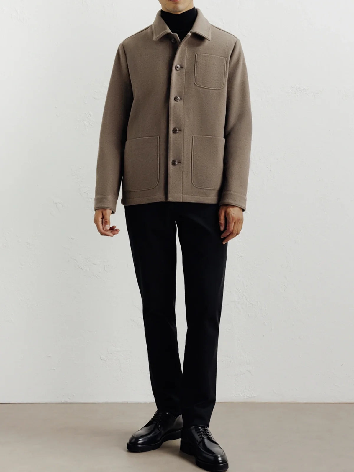 Veste casual 3 poches taupe - IZAC