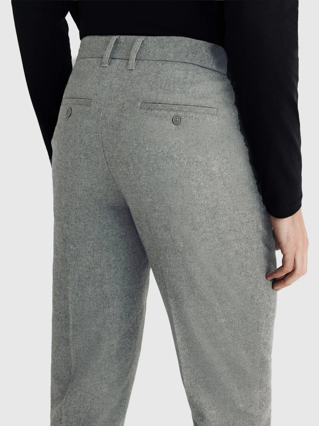 Pantalon flanelle gris - IZAC