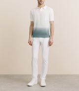 Polo en maille dégradé vert - IZAC