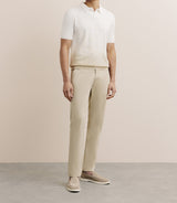 Polo en maille dégradé beige - IZAC