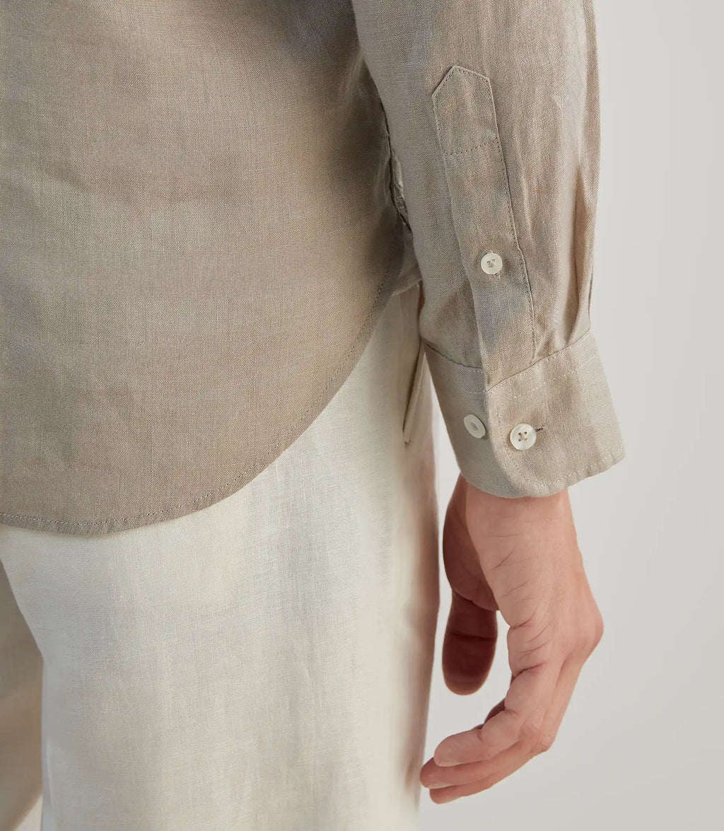 Chemise 100% lin sable - IZAC