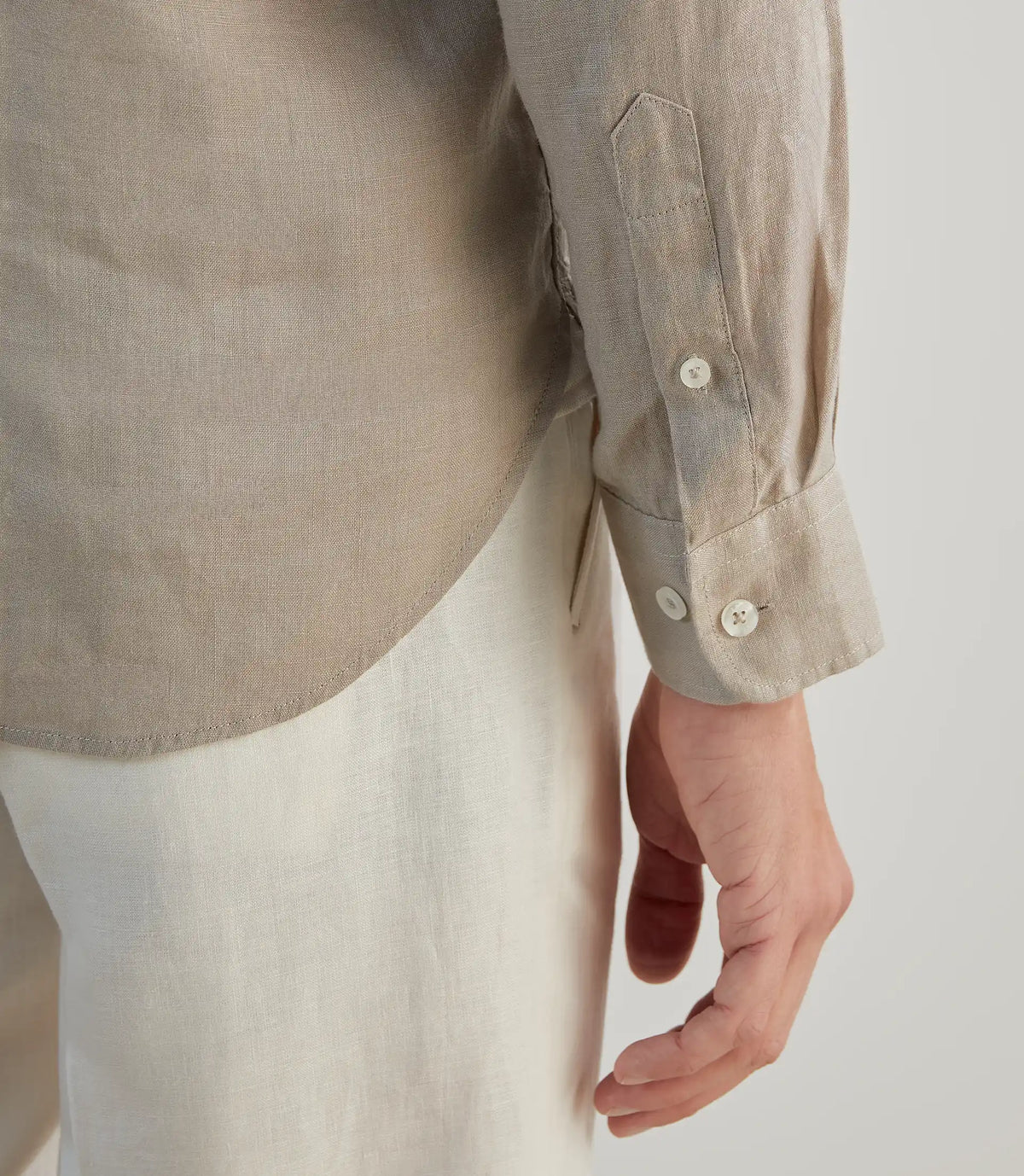 Chemise 100% lin sable - IZAC