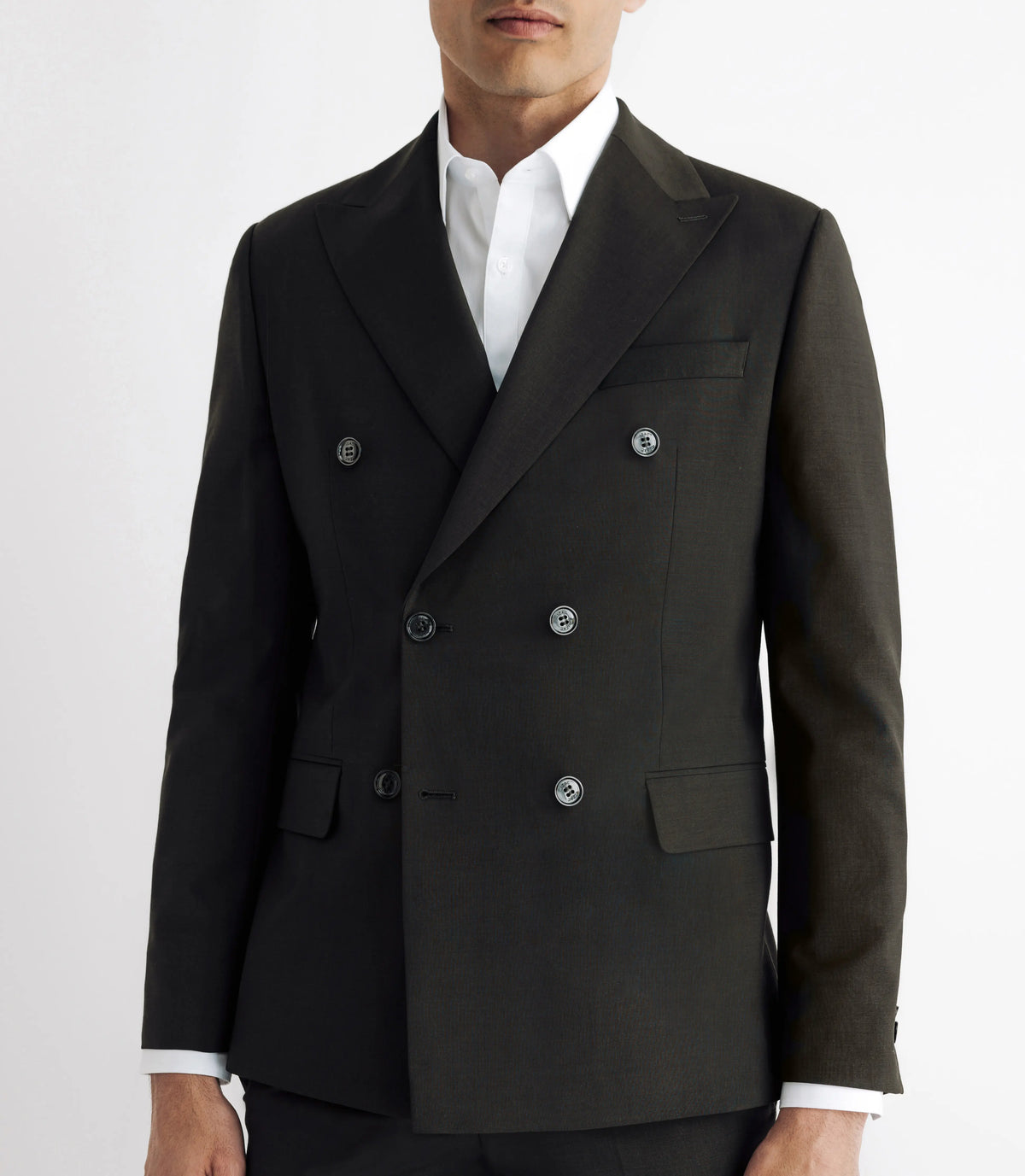 Costume croisé kaki - IZAC