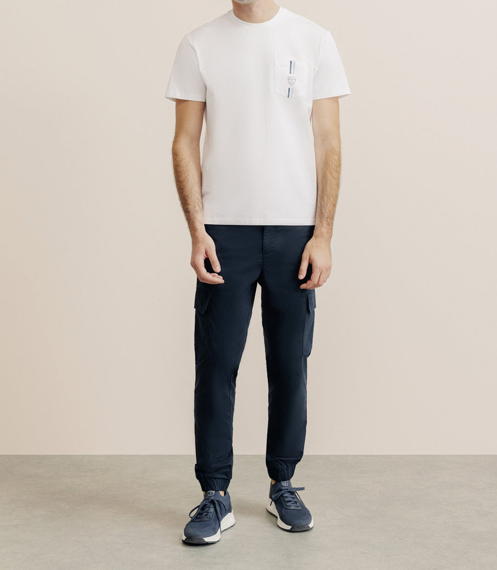 T-shirt à poche blanc - IZAC