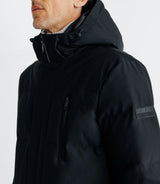 Parka longue noire - IZAC