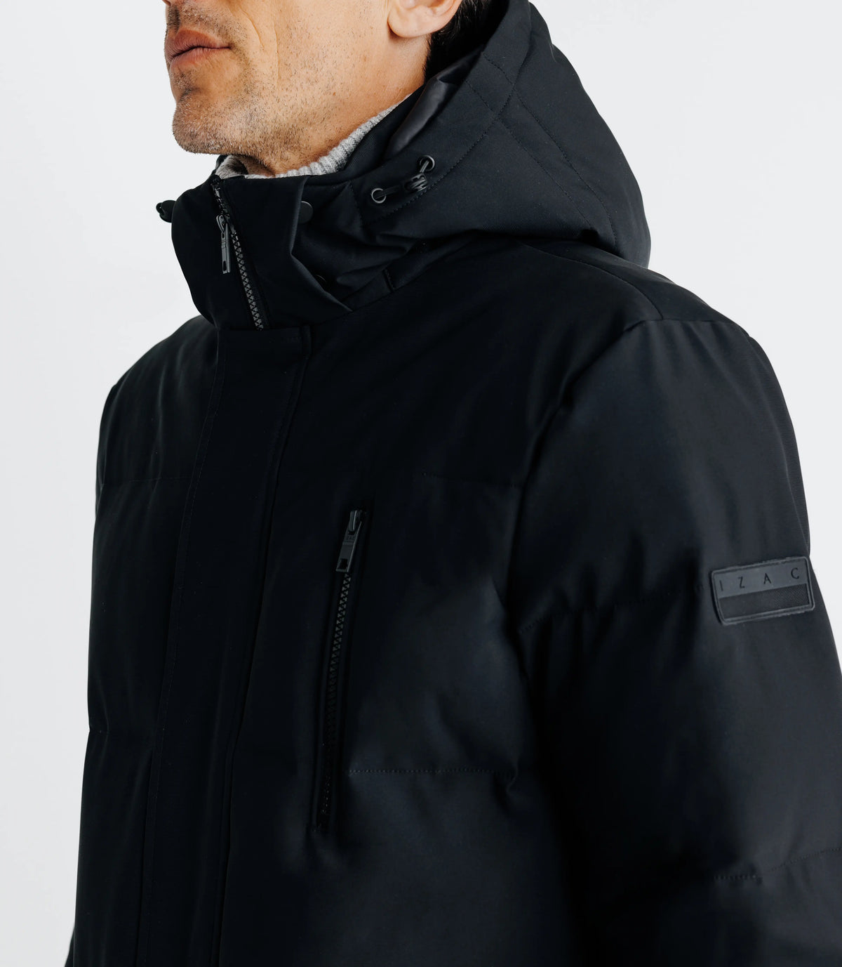 Parka longue noire - IZAC