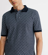 Polo boutonné marine - IZAC