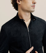 Blouson en suédine noir - IZAC
