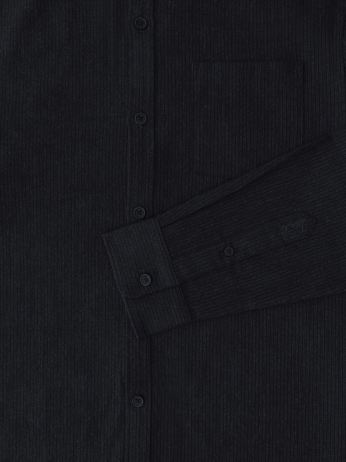 Chemise casual avec col boutonné marine