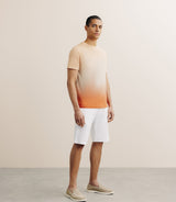 T-shirt tye & dye pêche - IZAC