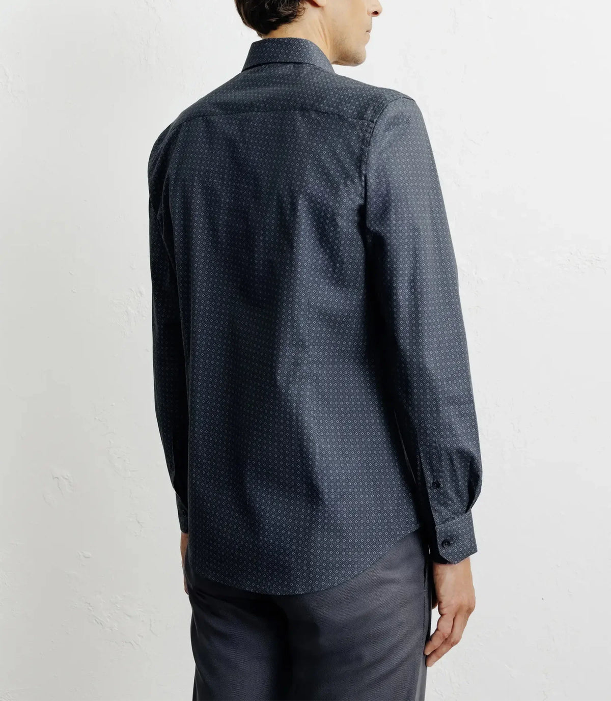 Chemise ville imprimée noire - IZAC