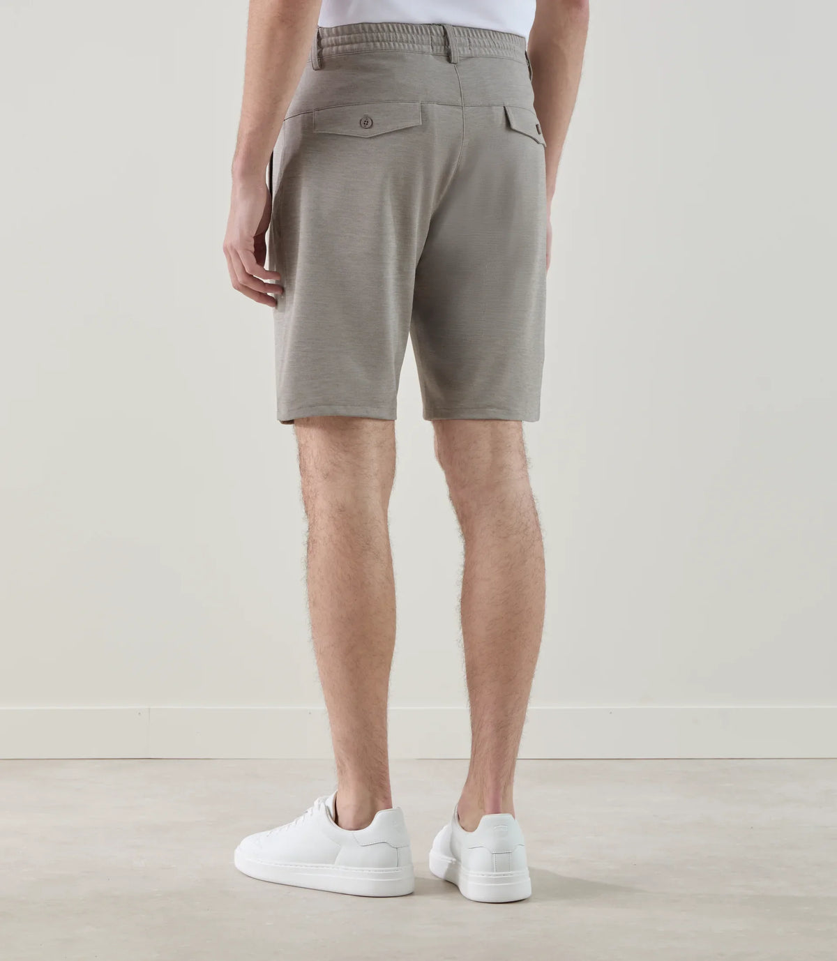 Bermuda en maille beige - IZAC