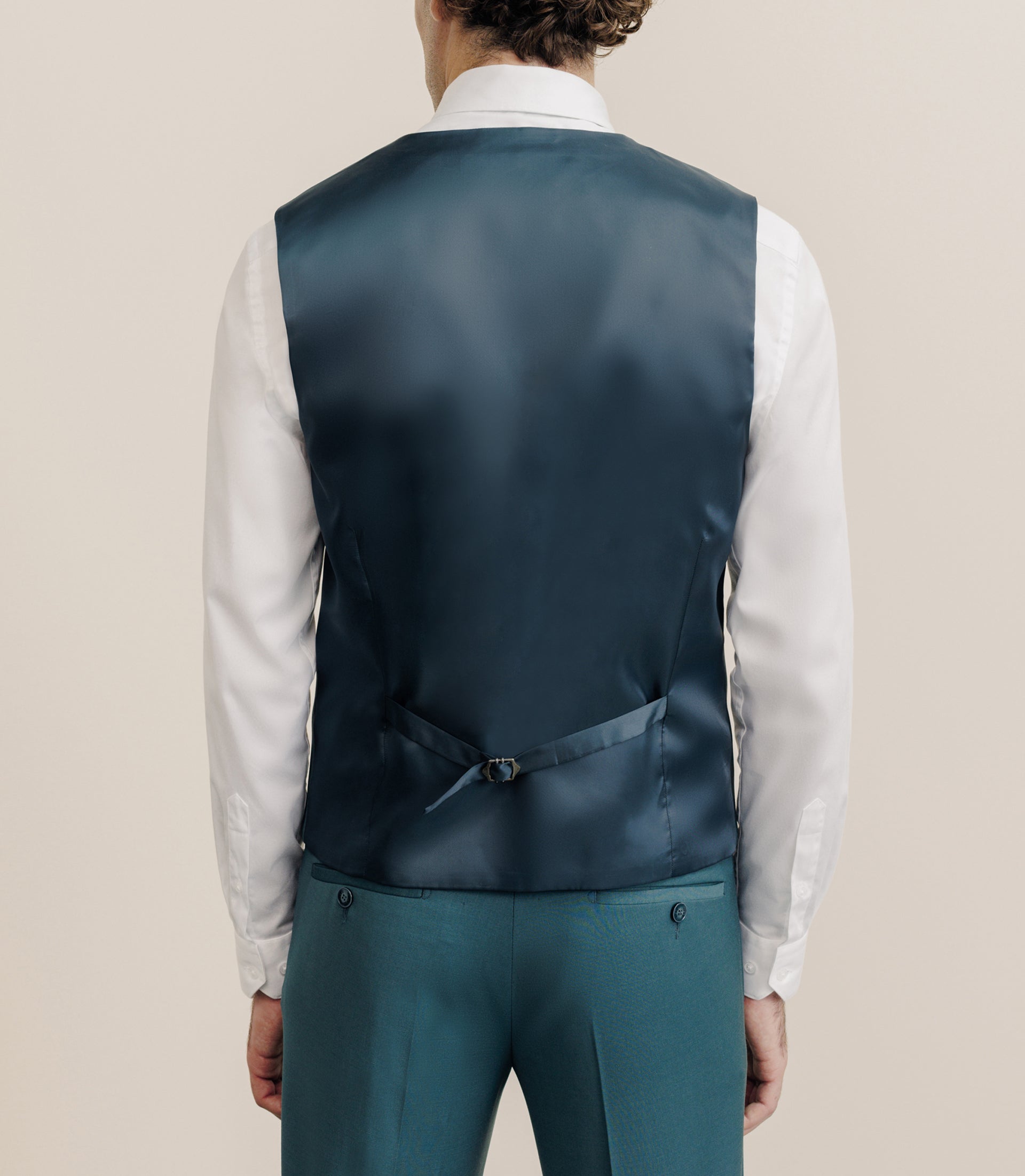 Gilet ville en laine majoritaire vert - IZAC